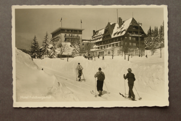 Ansichtskarte AK Feldberg im Schwarzwald 1930-1950 Feldbergerhof Hotel Ski